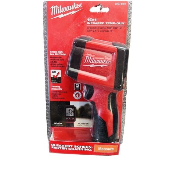 Milwaukee 10.1  Infrared Ten-Gum  Clearest Screen Faster Scanning Measure - Picture 1 of 4